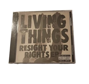 LIVING THINGS Resight Your Rights CD 4 Track EP Enhanced Explicit SEALED - Imagen 1 de 3