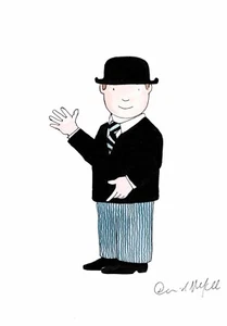 Mr Benn original watercolour painting by David McKee Hurray - Picture 1 of 1
