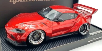 Ignition 1/18 Scale Resin Model 2035 - Pandem Supra A90 - Metallic Red - Image 1 of 4
