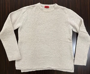 APC x KANYE cream ivory airport crewneck men's sweater size M - Picture 1 of 6