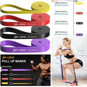 Resistance Bands for Legs&Butt Exercise Stretch Workout Bands 200Lbs w/3 Levels - Picture 1 of 9