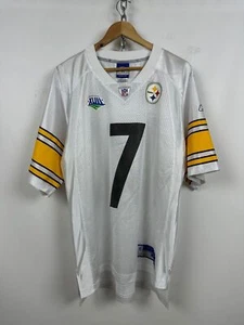 Men's Vintage Reebok Pittsburgh Steelers Roethlisberger #7 Jersey Size M - Picture 1 of 24