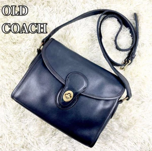 Vintage Coach 9908 Devon Shoulder Bag/Crossbody Bag -Black Leather - Picture 1 of 10