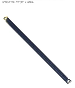 Yellow Ext Spring, by Hillman, Single Piece, New Part 852154 25X130Lb - Picture 1 of 5