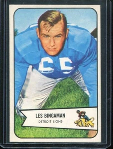 1954 Bowman Football # 29 Les Bingaman (NM) Near Mint - Picture 1 of 2