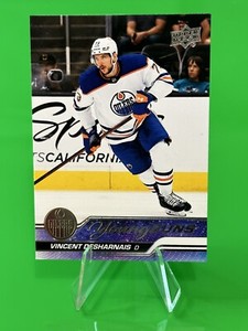 ❄️❄️2023-24 Upper Deck Series 1 Young Guns #202 Vincent Desharnais, Oilers!!❄️❄️