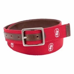Stanford University Belt Size 44 Originally $80 by Jack Mason - Picture 1 of 6