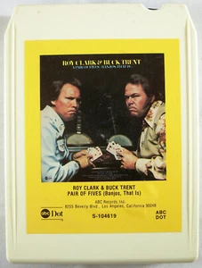 Roy Clark & Buck Trent "Pair of Fives (Banjos, That Is)" 8-Track Tape, Tested - Picture 1 of 2