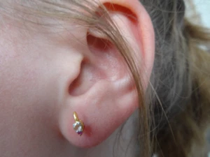 Natural Ruby Rose Cut Diamond 14K Gold Stud Earrings Hand Crafted Earrings Studs - Picture 1 of 5