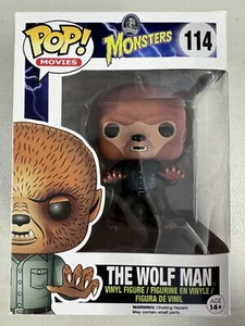 The Wolf Man 114 ~ Universal Monsters ~ Funko Pop Vinyl + FREE POP PROTECTOR - Picture 1 of 6