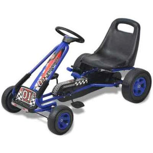 Kart Pedales Ajustable de Niño Coche Cart Go-Kart Juguete Azul/Verde vidaXL - Imagen 1 de 14