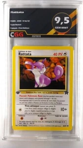 Carte pokemon Rattata 1st ED (TR 66) Team Rocket - CGG 9,5 FRANCAIS 25270018 - Picture 1 of 3