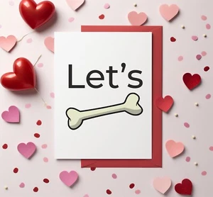 Tarjeta divertida del día de San Valentín tarjeta grosera esposo esposa novio novia BCR464 - Imagen 1 de 3