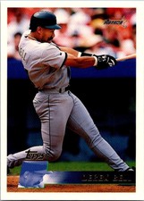 1996 Derek Bell Houston Astros Topps Baseball Card # 160