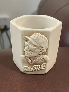 1997 Nascar Racing #3 DALE EARNHARDT 3-D Beige Ceramica Shot Glass a forma di dado - Foto 1 di 10