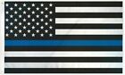Thin Blue Line Flag 2x3ft Support Police Blue Lives Matter Support Police