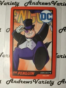 Tarjetas empujadoras de monedas de DC Comics serie 4 The Penguin #14 sin código de barras - Imagen 1 de 2