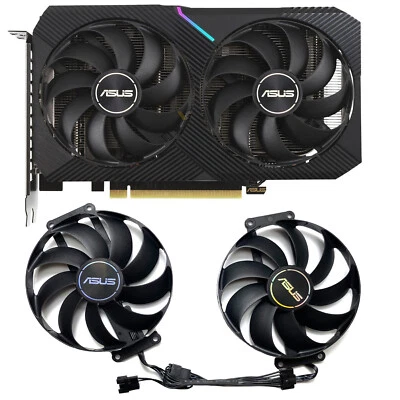 For ASUS RTX3060ti 3060 3050 DUAL MINI OC V2 T129215SU Graphic Card Cooling Fan - Image 1 of 4