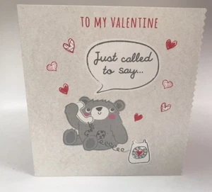 Second Nature To My Valentine Just Called To Say Greeting Card - Picture 1 of 2