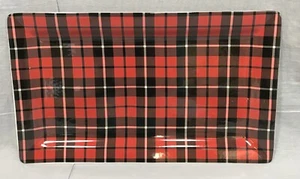 Pottery Barn Denver Plaid Rectangle Platter - Picture 1 of 2