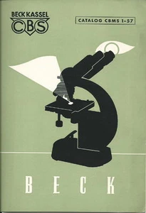 1957 Beck Kassel Katalog & Preisliste Mikroskope & Stereoskope - Bild 1 von 1