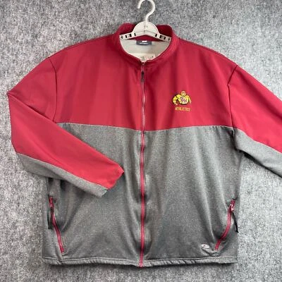 NEFF BH Athletics Mens Jacket Red Gray Size 3XL - Image 1 of 4