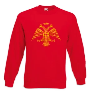 Byzantium Eagle Flag II Sweatshirt Pullover Rome Byzanz Roman Legion Symbol - Picture 1 of 1