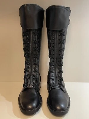 STIVALI DI PELLE POLIZIA CARABINIERI PISANO TAGLIA 43 NERO - Imagen 1 de 4