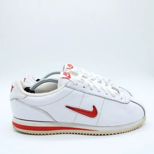 Nike Cortez Jewel Swoosh rare sneakers rosso rubino bianco 938343 100 uomo taglia 7,5 - Foto 1 di 11