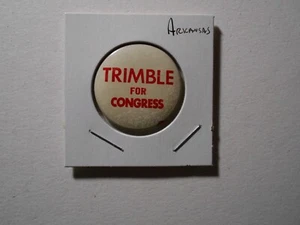 1-1/8" Trimble Arkansas U.S. House litho pinback button - Picture 1 of 1