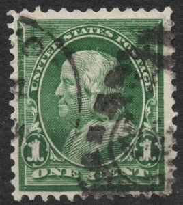 Sn:US #279 1898 1c US POSTAGE Benjamin Franklin 1897-1903 Regular Issue , used - Picture 1 of 2