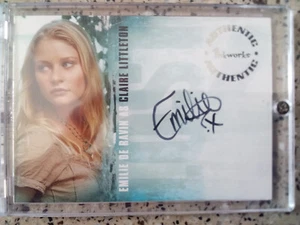 Emilie De Ravin Autogrammkarte #A13 Claire Littleton in Lost Staffel 2 im Etui - Bild 1 von 2