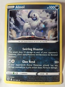 Absol 097/189 SWSH: Astral Radiance Pokemon Holo Foil Rare Nice! - Bild 1 von 3