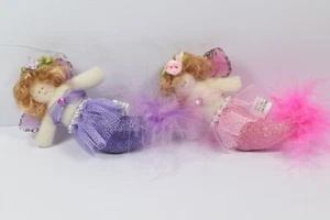 Pair of Lovely Mermaid Hanging Figures - Picture 1 of 3