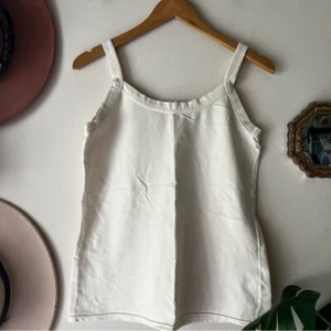 THUNDERPANTS cami cotone biologico canotta tinta unita vaniglia donna TAGLIA XL - Foto 1 di 7
