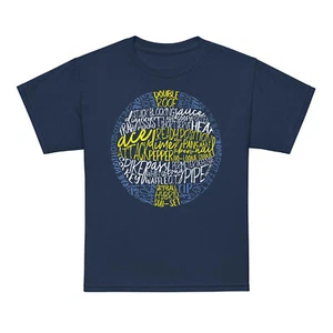 Kids’ Volleyball Word Art Gildan Sports Moisture Wicking T-Shirt - Picture 1 of 7