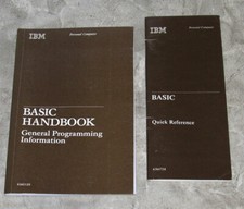 IBM 2 MANUALI BASIC HANDBOOK E BASIC QUICK REFERENCE IN INGLESE