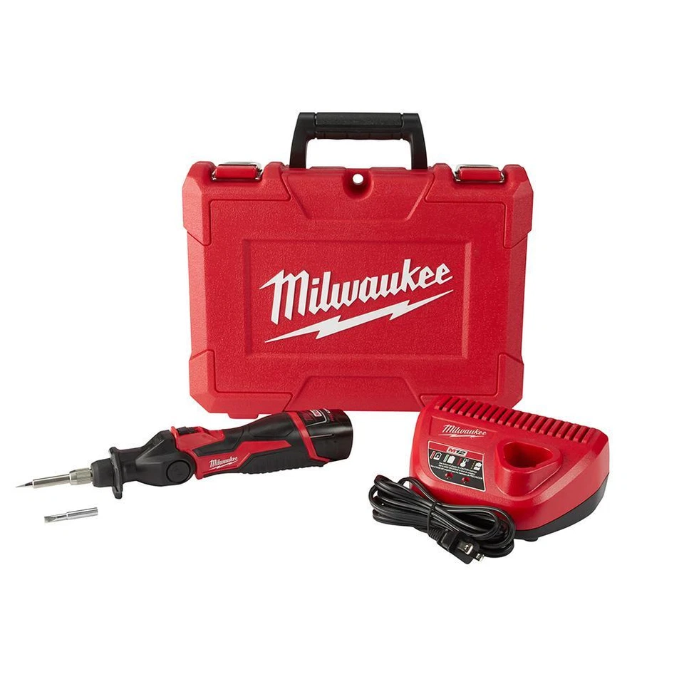Soldador inalámbrico Milwaukee 2488-21 12 voltios M12 con batería  Foto 1 de 1