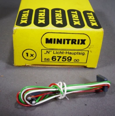 Minitrix 6759 Señal Eléctrica Escala 1/160 Calibre N Nuevo de Lote Antiguo Foto 1 de 4