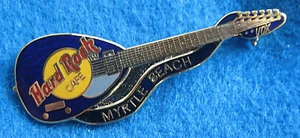 MYRTLE BEACH BRIAN JONES ROLLING STONES BLUE TEAR DROP GUITAR Hard Rock Cafe PIN - Picture 1 of 1