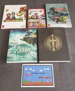 [MISC] STRATEGIC GUIDES ZELDA TEARS OF THE KINGDOM MARIO KART 7 BRAND NEW SEALED - Imagen 1 de 11