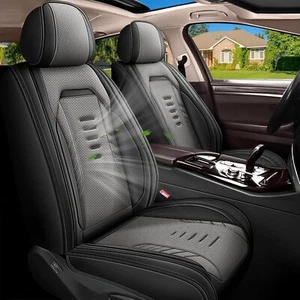 Fit for Ford Explorer 2004-2024 luxury leather Wateproof Front 2-Sit Seat Covers - Picture 1 of 5