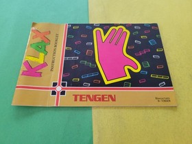 KLAX Manual - no game .... NES Nintendo