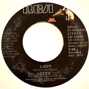 STYX * 45 * Lady / Children Of The Land * UNPLAYED MINT * #2 * RI - Imagen 1 de 1