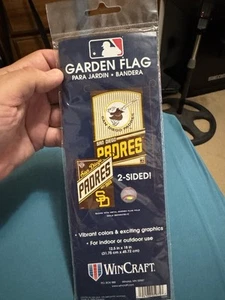 San Diego Padres Retro Garden Flag 2 Sided 12.5x18 - Picture 1 of 2
