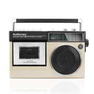 Retro Boombox Cassette Player AM FM SW Radio, Cassette Recorder with Built-in... - Picture 1 of 7