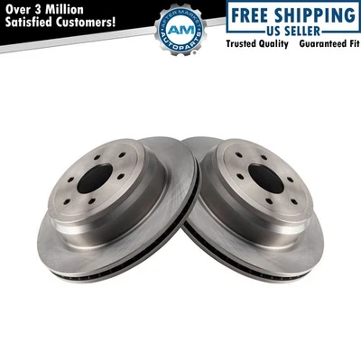 Rear Brake Rotors Set For 2016-2023 Nissan TITAN XD - Изображение 1 из 4