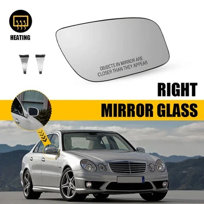 Espejo retrovisor térmico derecho vidrio para Mercedes-Benz E280 E320 E350 E550 E63 AMG 2007-09 Foto 1 de 4