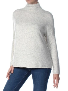 FRENCH CONNECTION Womens Gray Heather Turtle Neck Sweater S - Picture 1 of 6