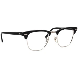 Ray-Ban Sonnenbrille RB 3016 Clubmaster W3387 schwarz/silber eckig Italy 49 mm - Bild 1 von 6